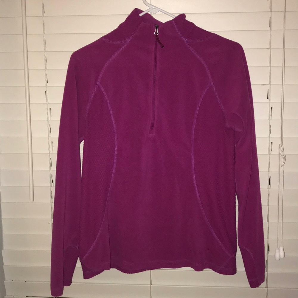 White Sierra Pink long sleeve workout shirt